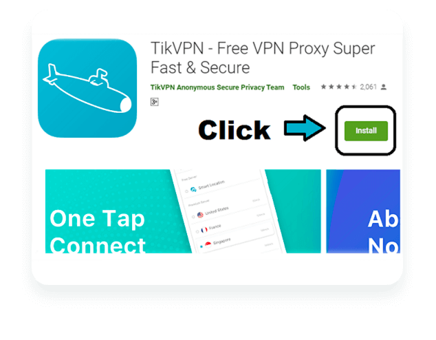 TikVPN in Google Play